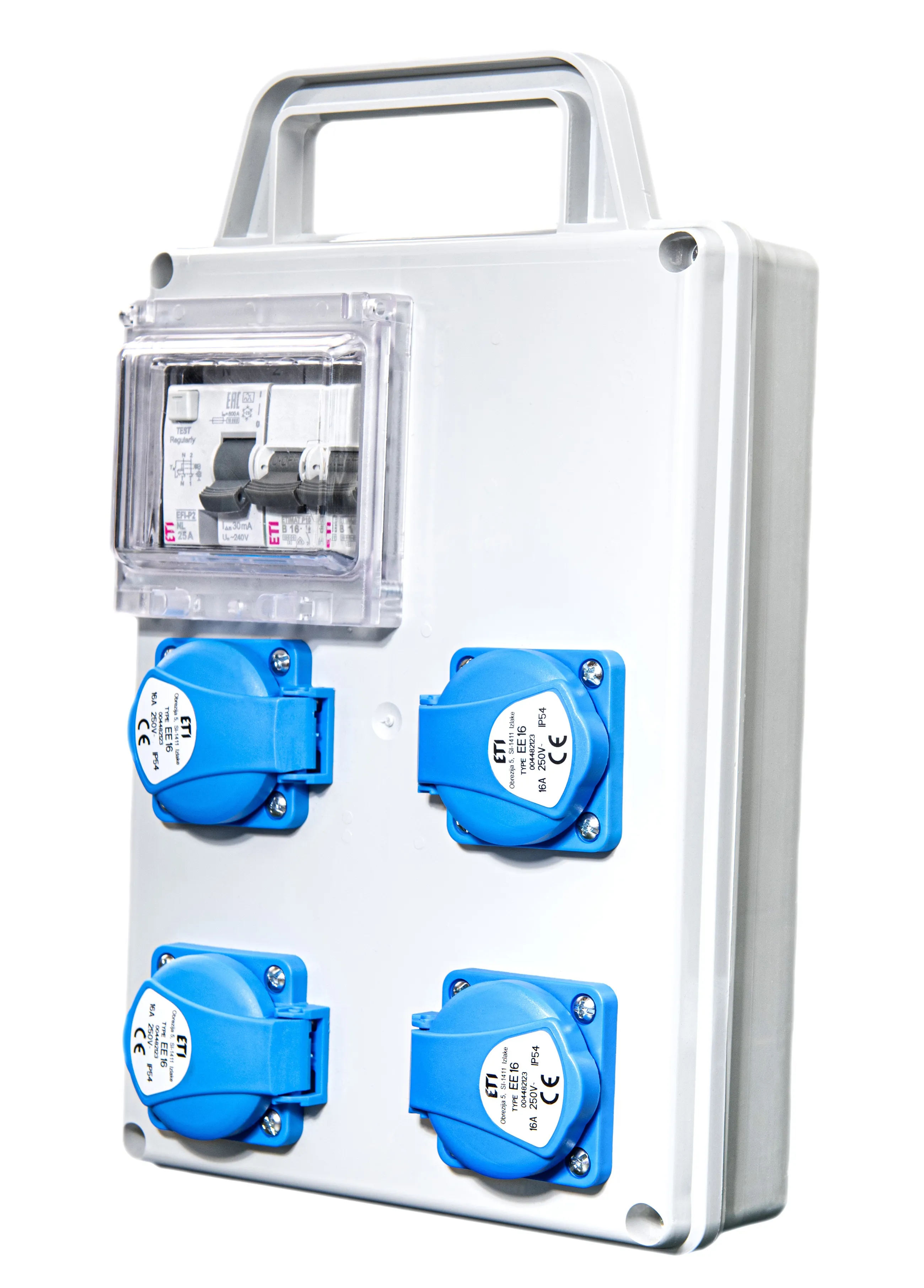 Szerelt PV elosztó EDS4D RCD 4 B 001105820