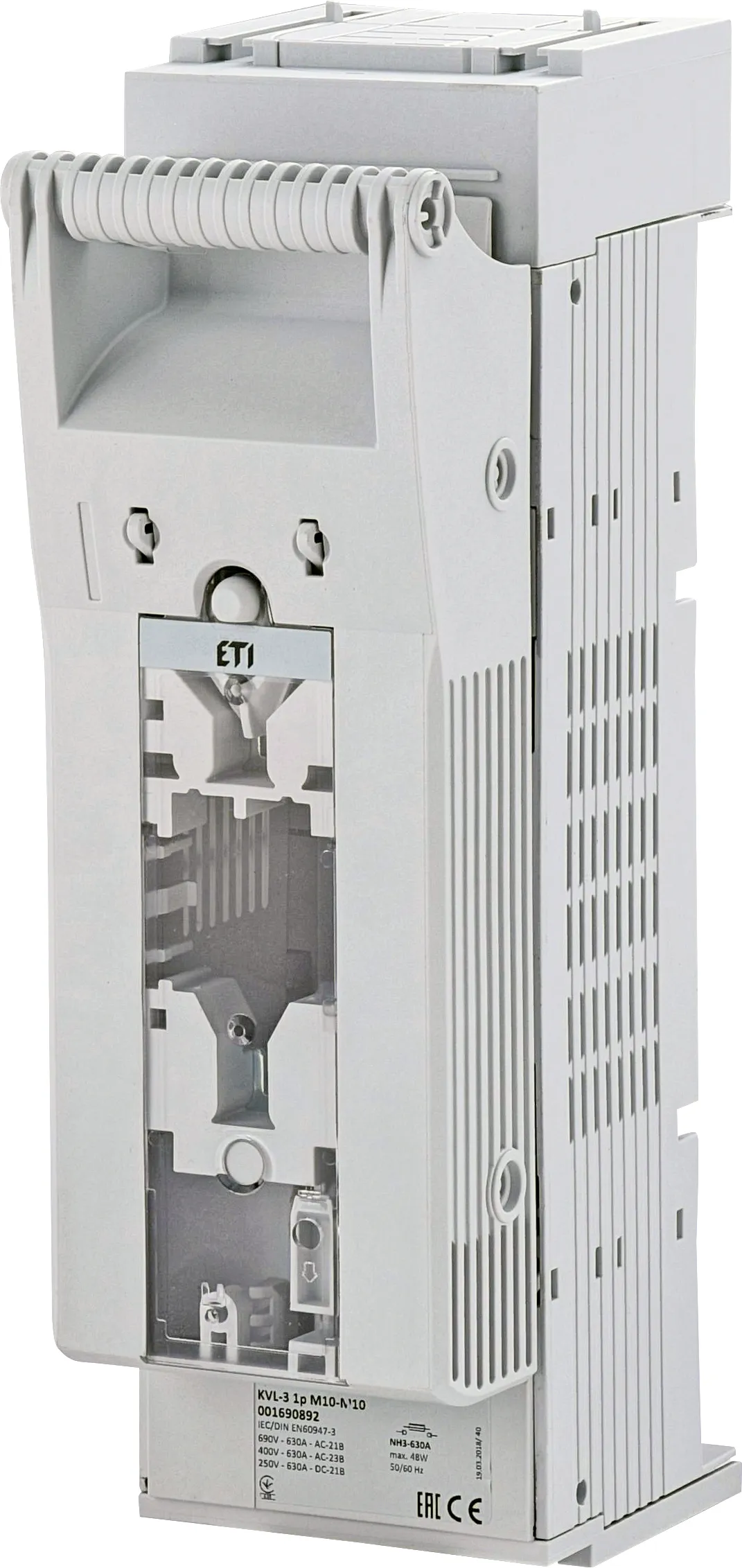 Biztosítos szakaszoló KVL-3 1p M10-M10 001690892