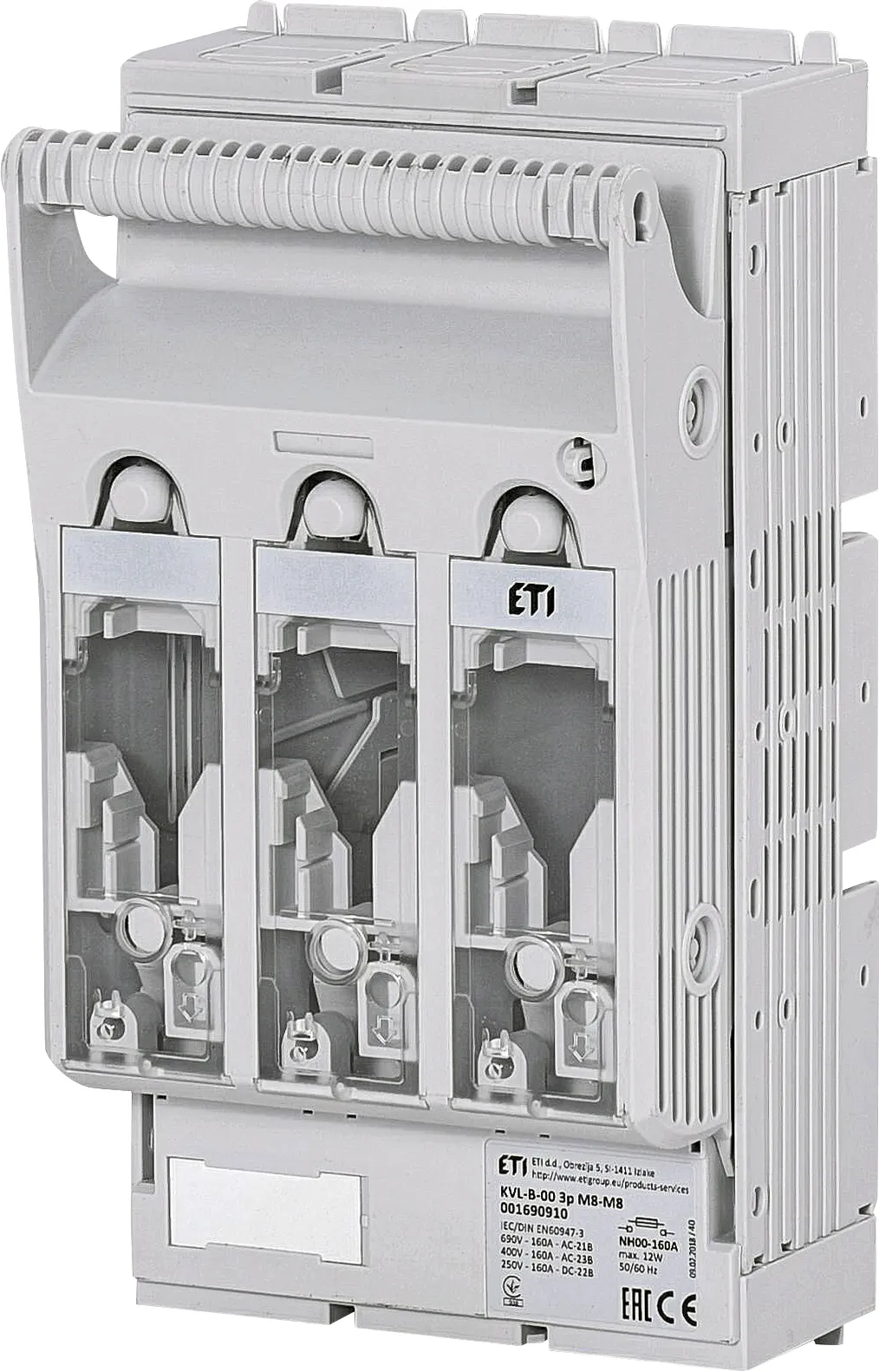 Biztosítos szakaszoló KVL-B-00 3p M8-M8 001690910