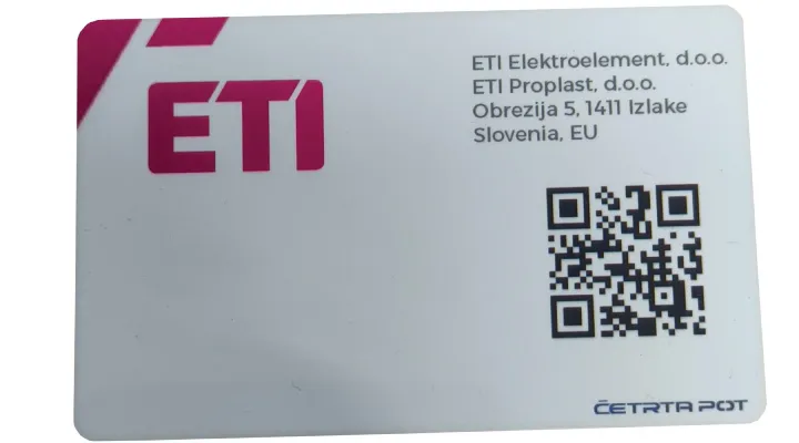 Töltőállomás szerelési tartozé EVC-RFID card 001800201