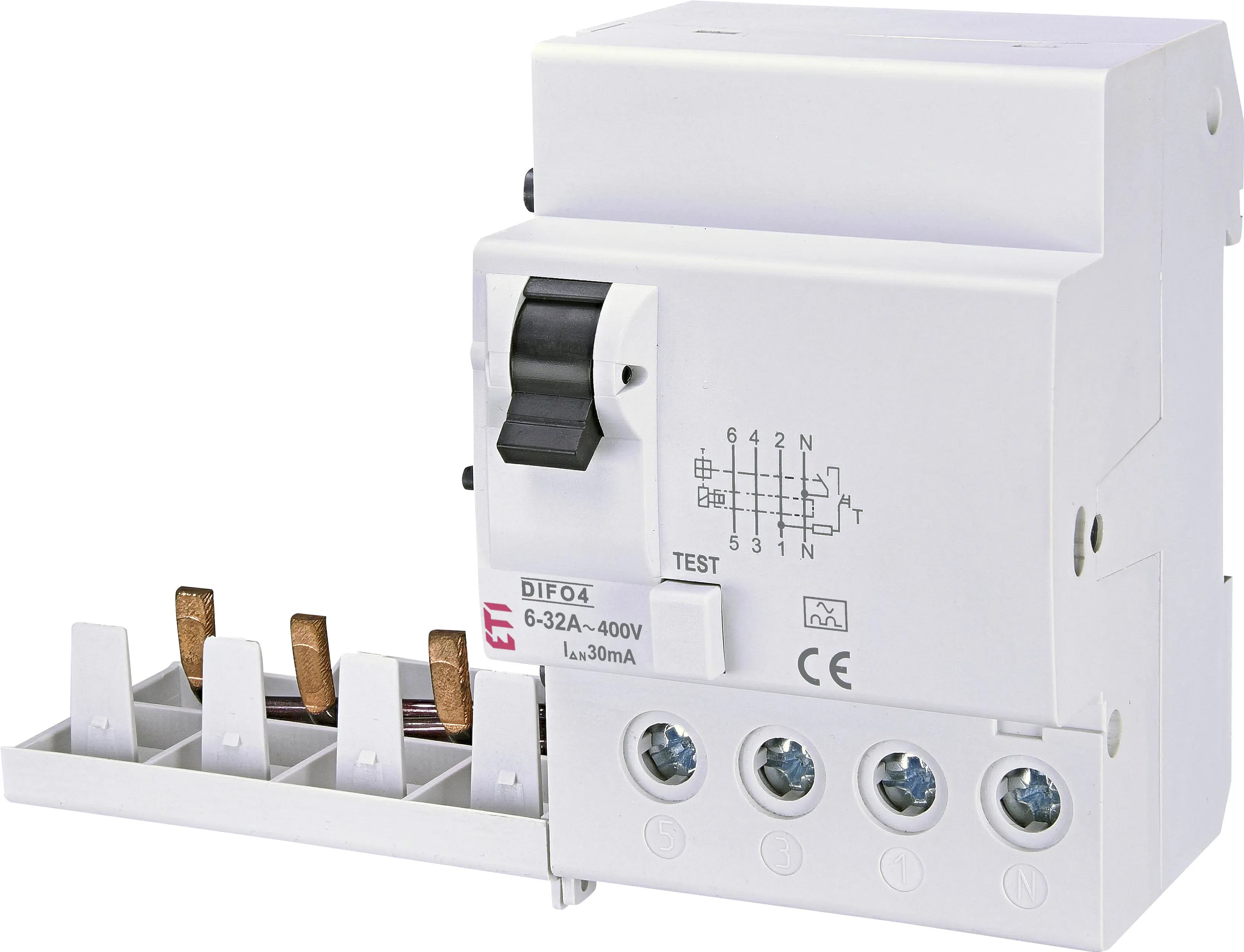 Kismegszakítóval kombinát hiba *DIFO-4 A 6-32/0.03 002058021