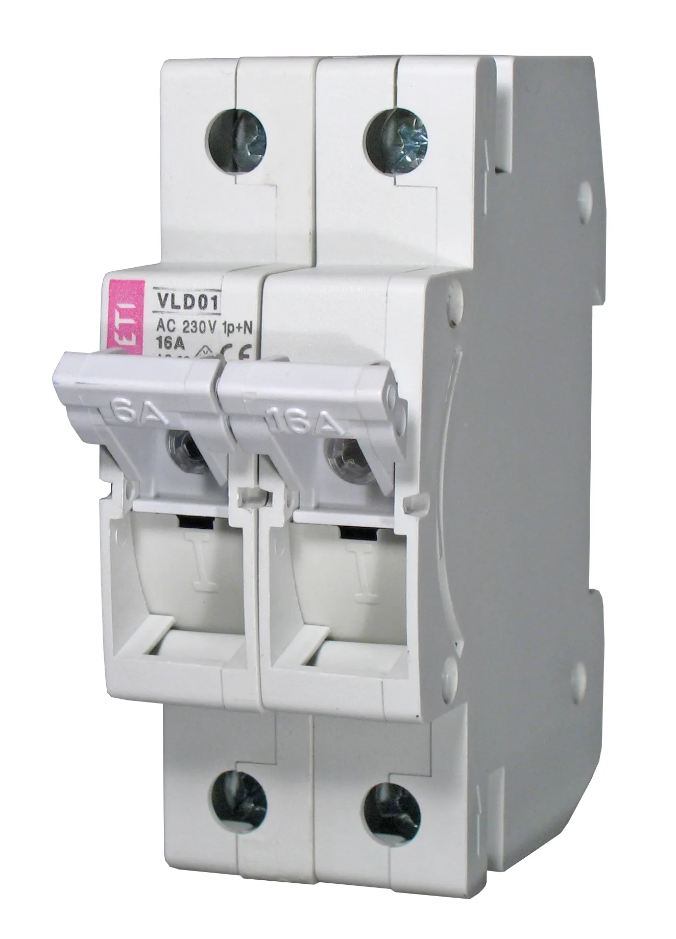 Biztosítos szakaszoló VL D01 16A 1p+N 002261018