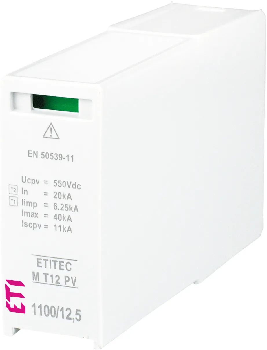 Túlfeszültség levezető MOD. M T12 PV 750/12,5 M 002440521
