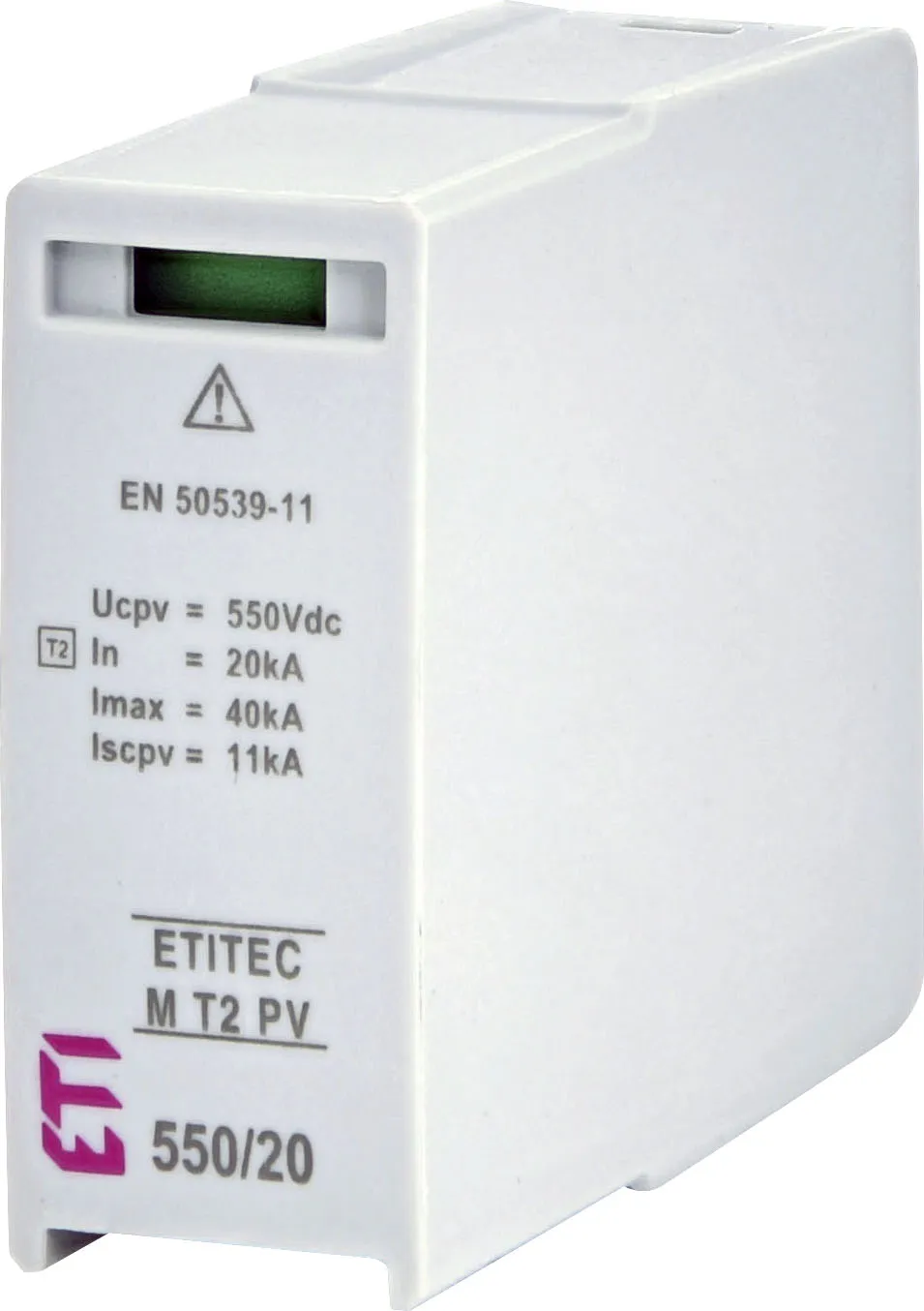 Túlfeszültség levezető MOD. M T2 PV 750/20 002440524