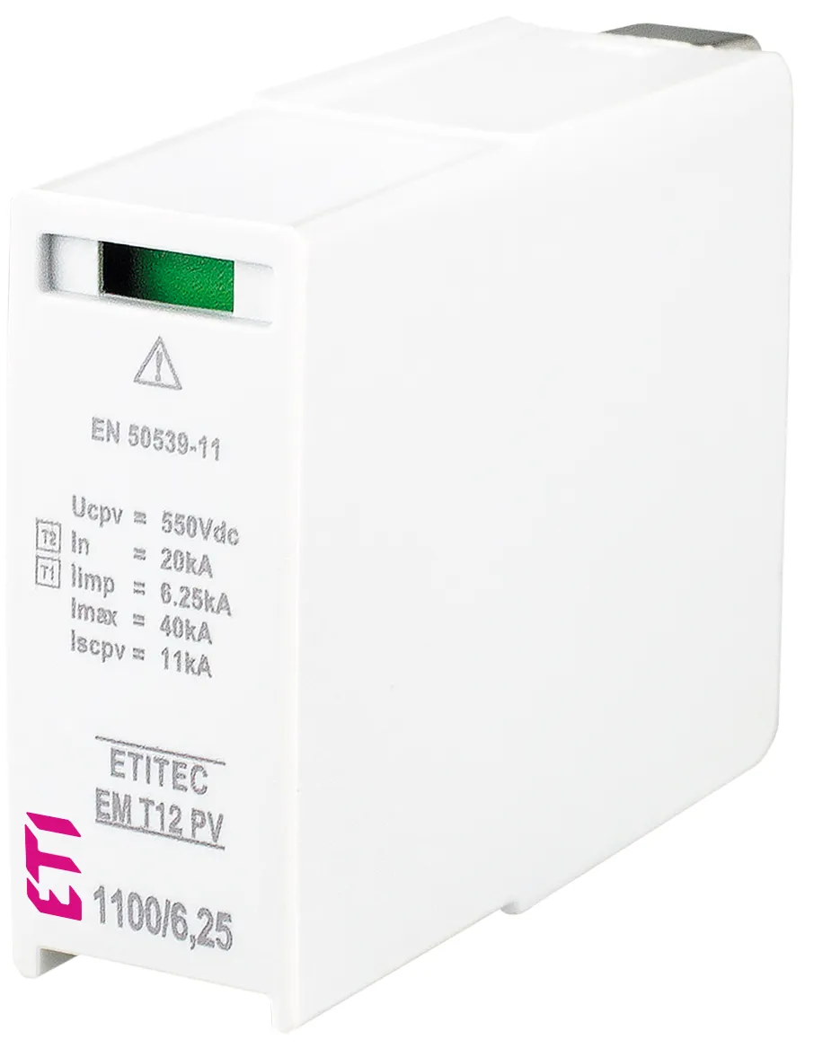 Túlfeszültség levezető MOD. EM T12 PV 550/6,25 002440584
