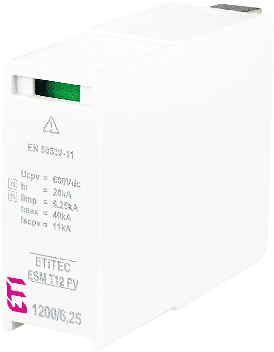 Túlfeszültség levezető MOD. ESM T12 PV 600/6,25 M 002440643