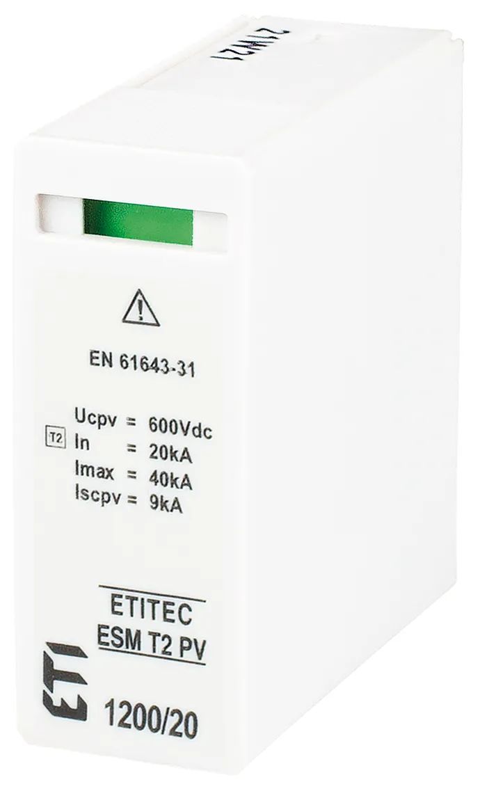 Túlfeszültség levezető MOD. ESM T2 PV 750/15 S 002440686