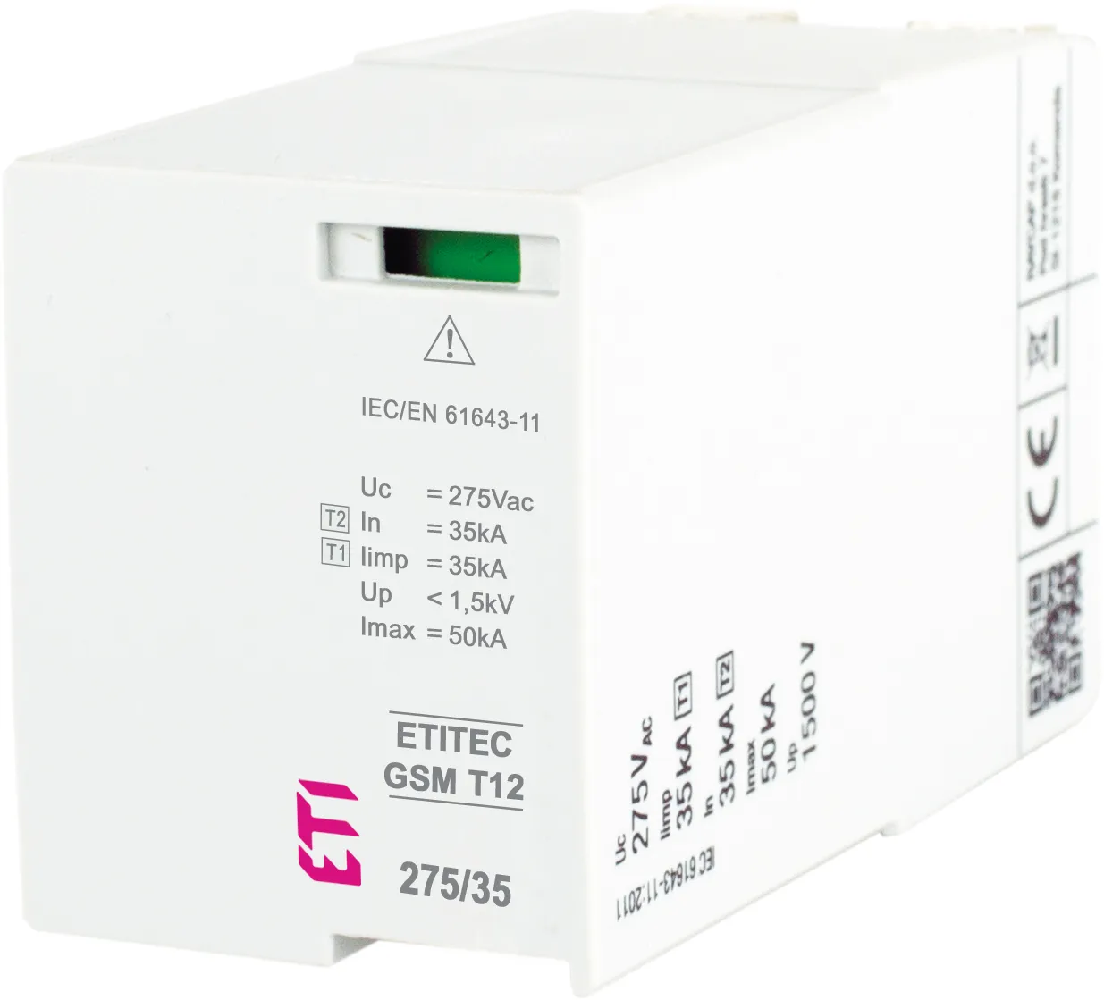 Túlfeszültség levezető MOD. GSM T12 275/35 002440718