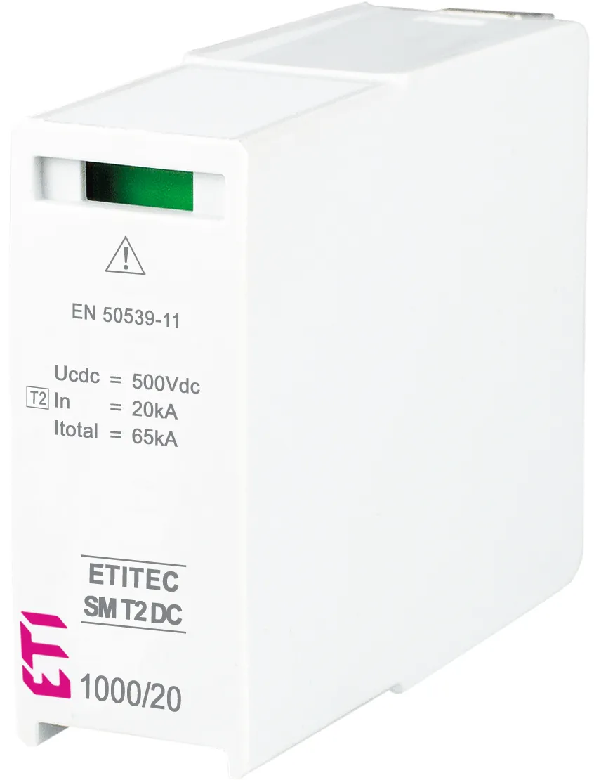Túlfeszültség levezető MOD. SM T2 DC 500/20 M 002440731