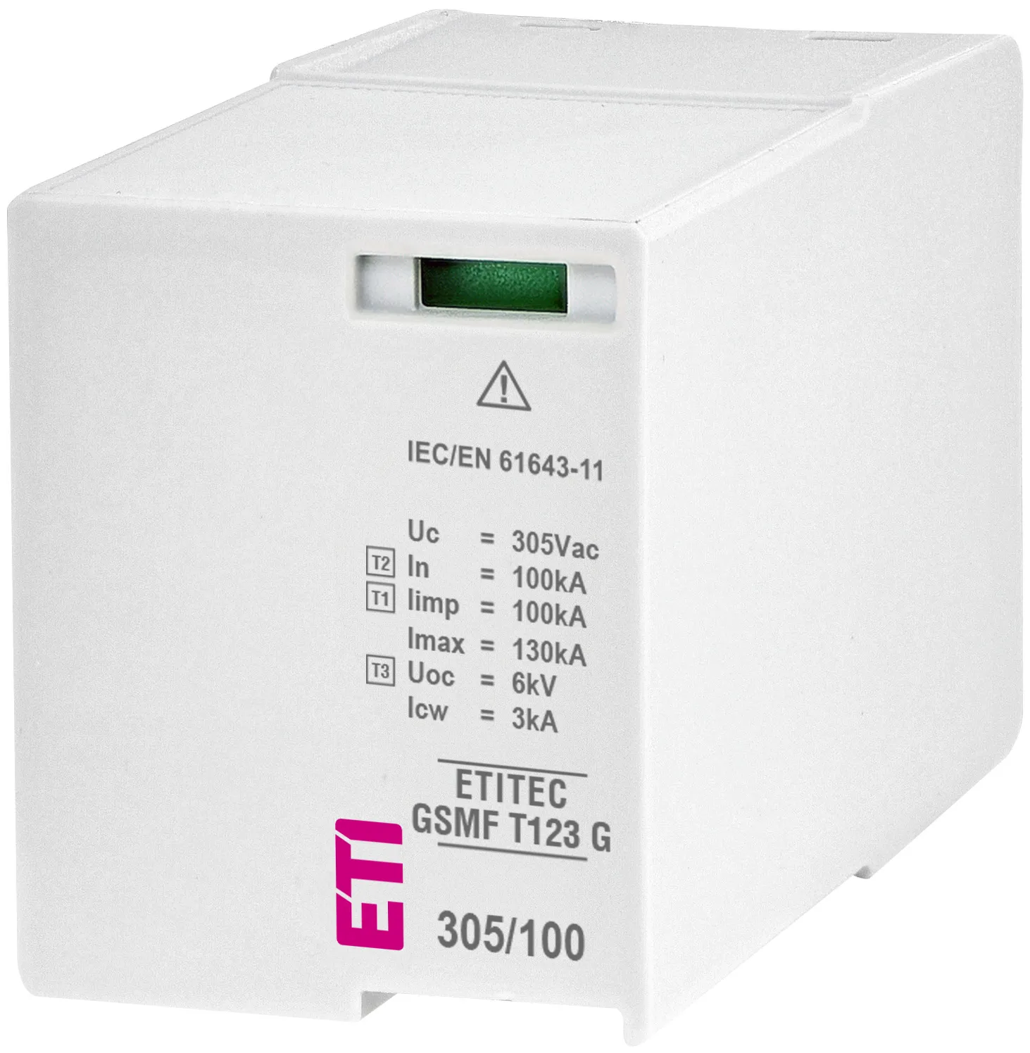 Túlfeszültség levezető MOD. GSMF T123 275/25 G 002440785