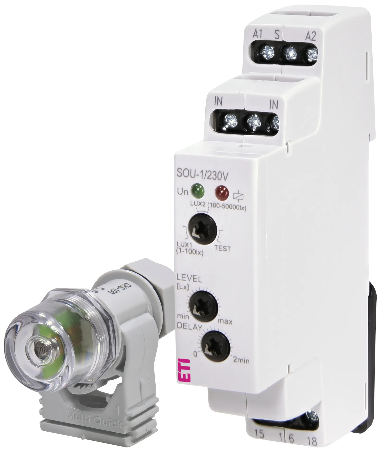 Alkonykapcsoló SOU-1/230V+senzor 002470011