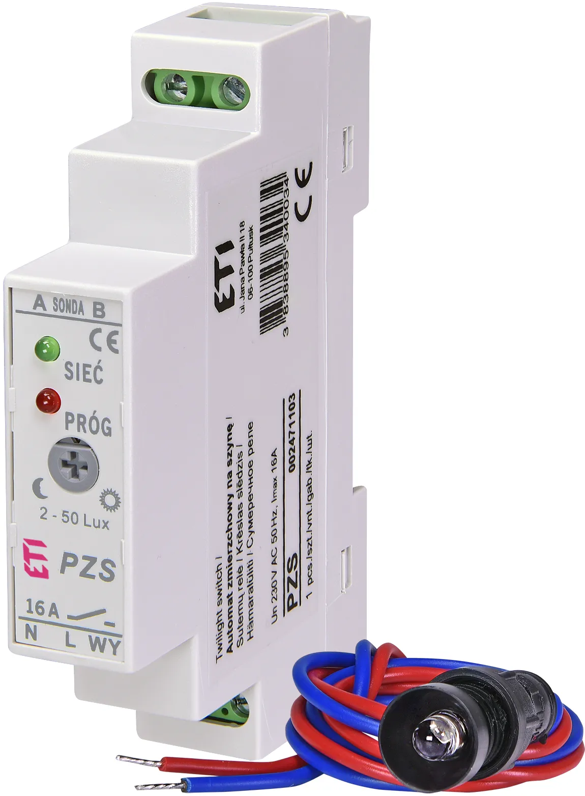 Alkonykapcsoló PZS 002471103