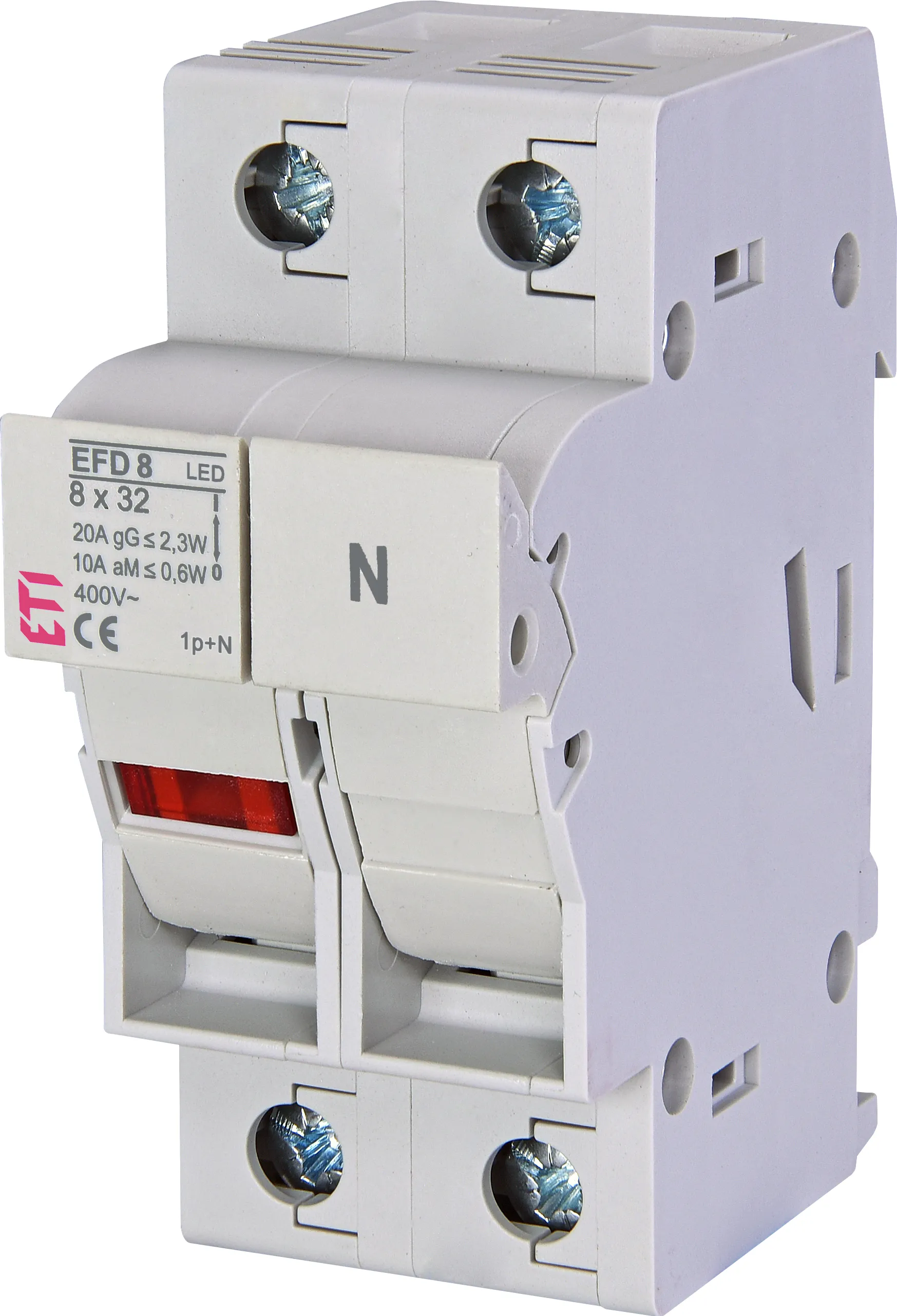 Biztosítós szakaszoló EFD 8 1p+N LED 002520012