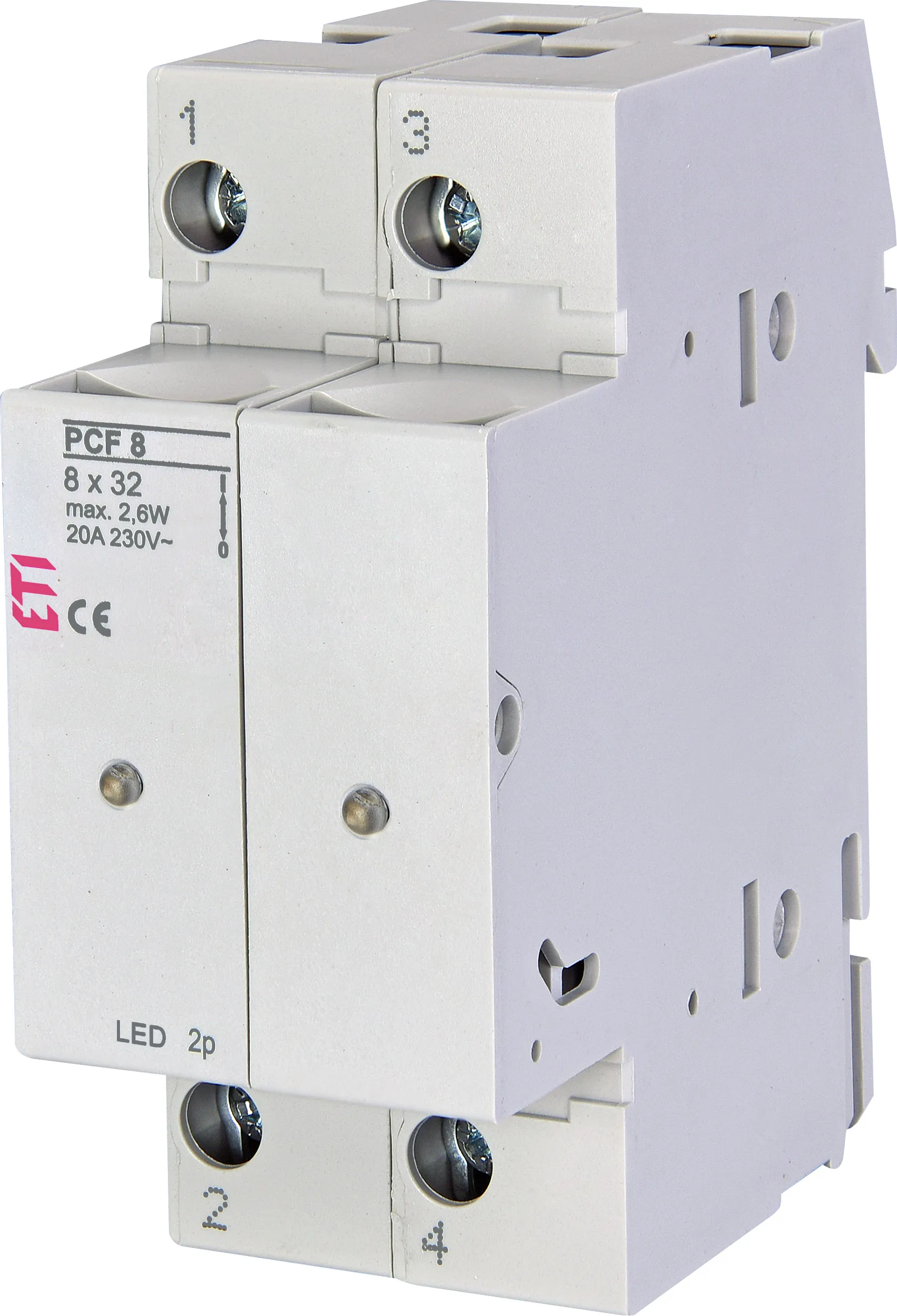 Biztosítós szakaszoló PCF 8 2p LED 002530013