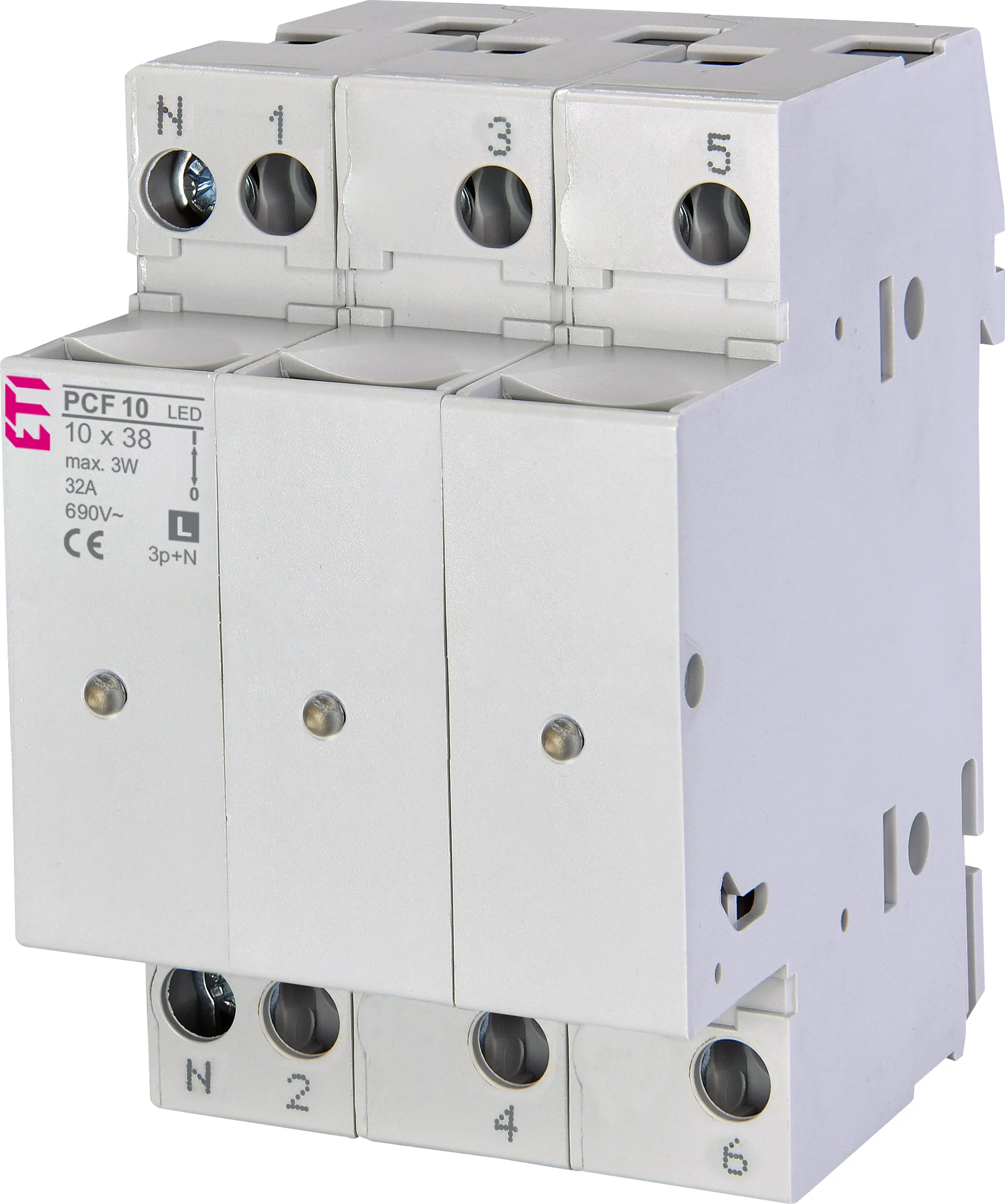 Biztosítós szakaszoló PCF 8 3p+N LED L 002531015