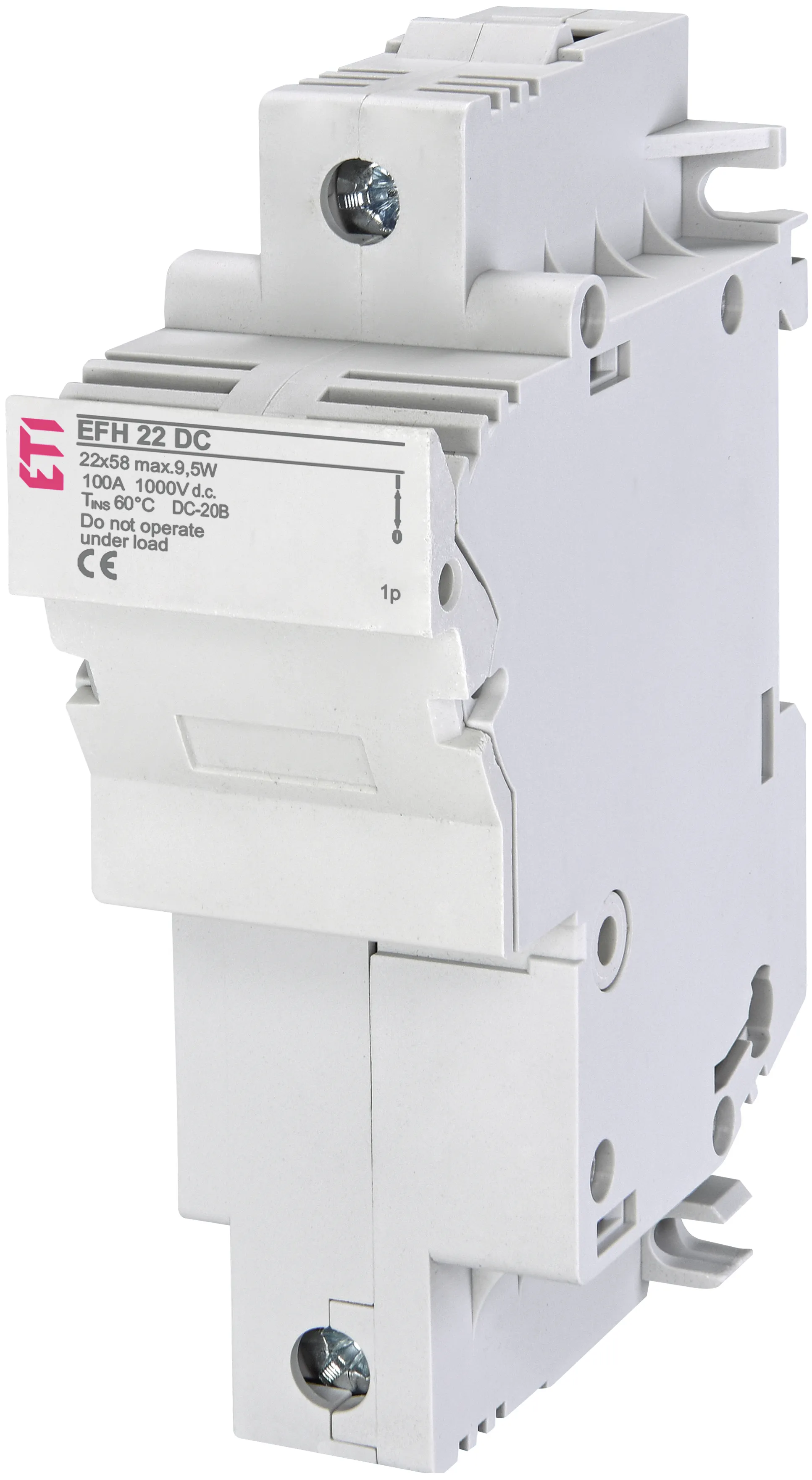 Biztosító foglalat EFH 22 DC 1p 002570201