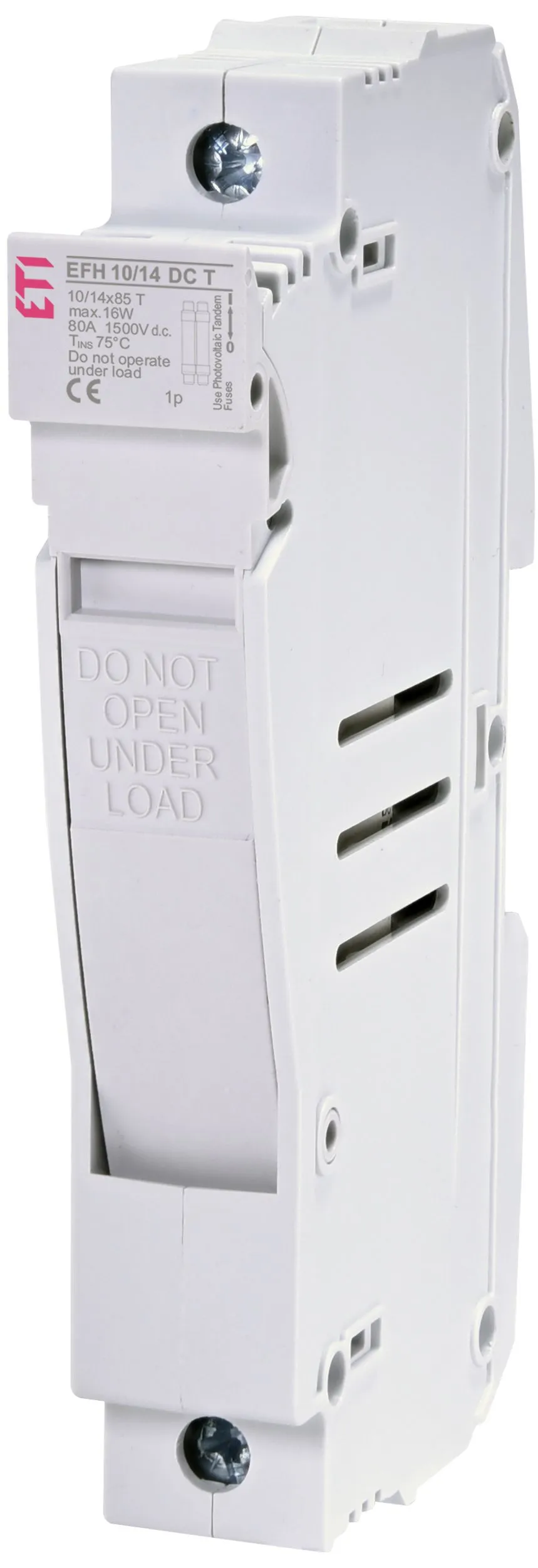 Biztosító foglalat EFH 10/14 T DC 1p 002580006