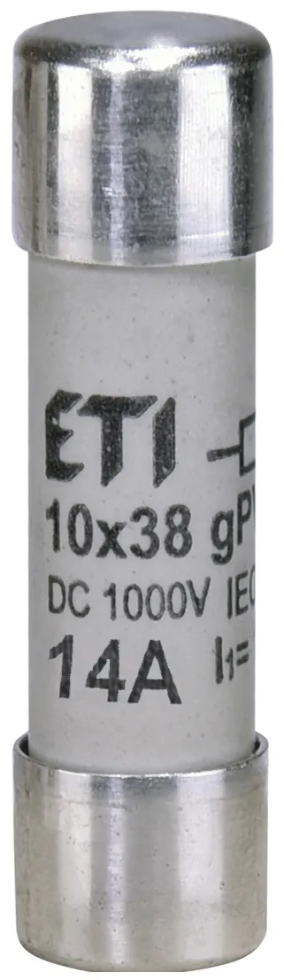 Olvadóbiztosító CH10x38 gPV 14A/1000V DC 002625079