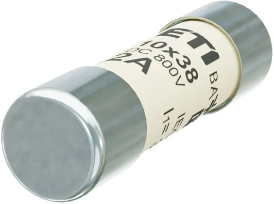 Olvadóbiztosító CH10x38 gBat 2A/800V DC 002626030