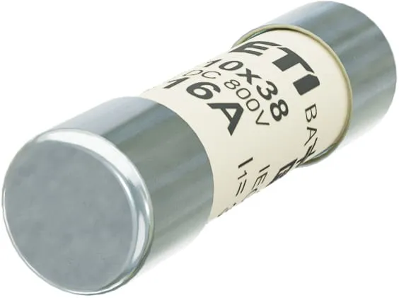 Olvadóbiztosító CH10x38 gBat 16A/800V DC 002626042