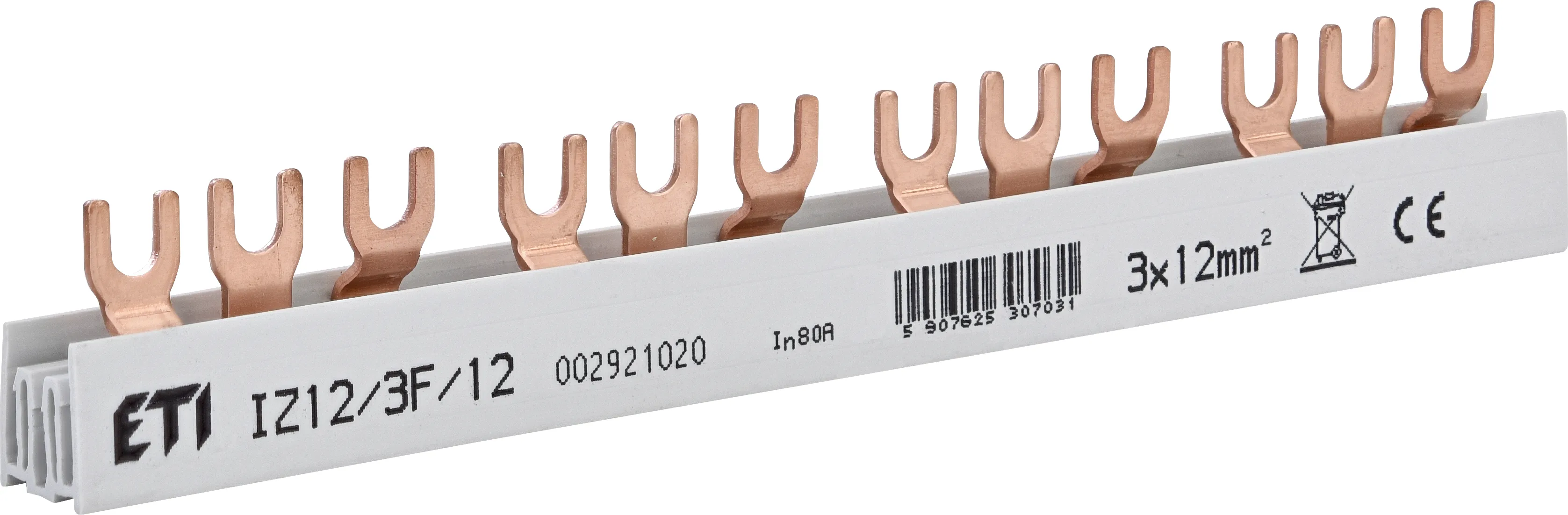 Szigetelt gyűjtősín IZ12/3F/12 002921020
