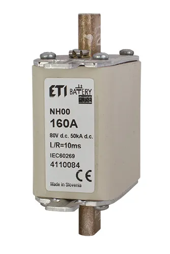 Olvadóbiztosító NH00 gBat 63A/80V DC 004110080