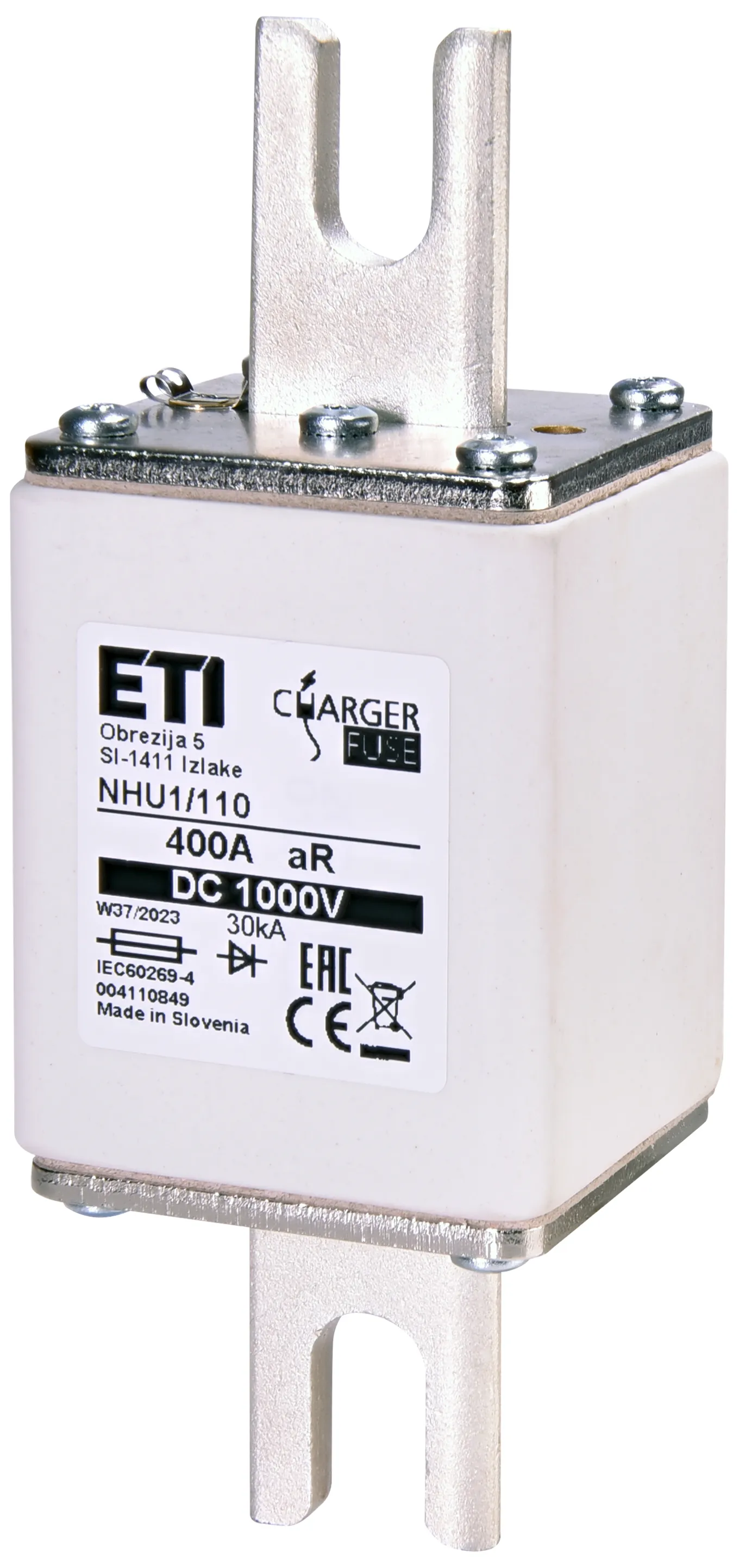 Olvadóbiztosító NHU1/110 aR 400A/1000V DC 004110849