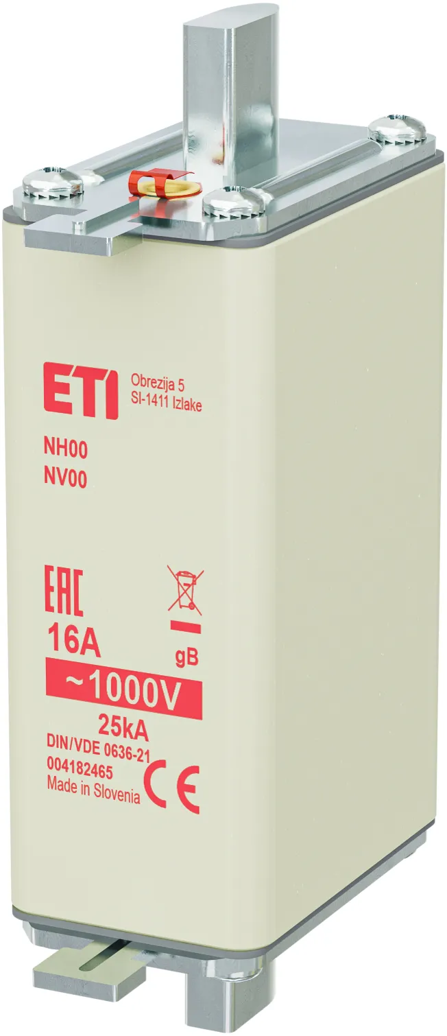 Olvadóbiztosító NH00/78 gB 16A/1000V 004182465