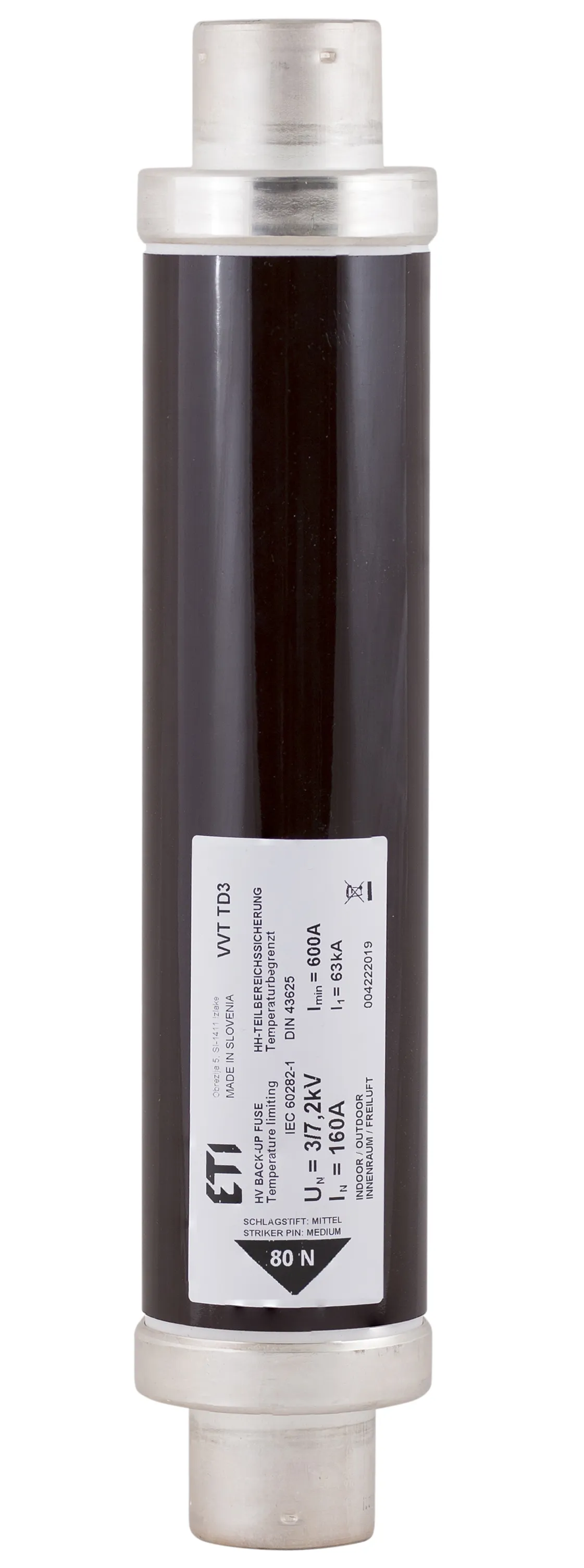 Olvadóbiztosító VVT-D3 7,2kV/6A 442 004222605