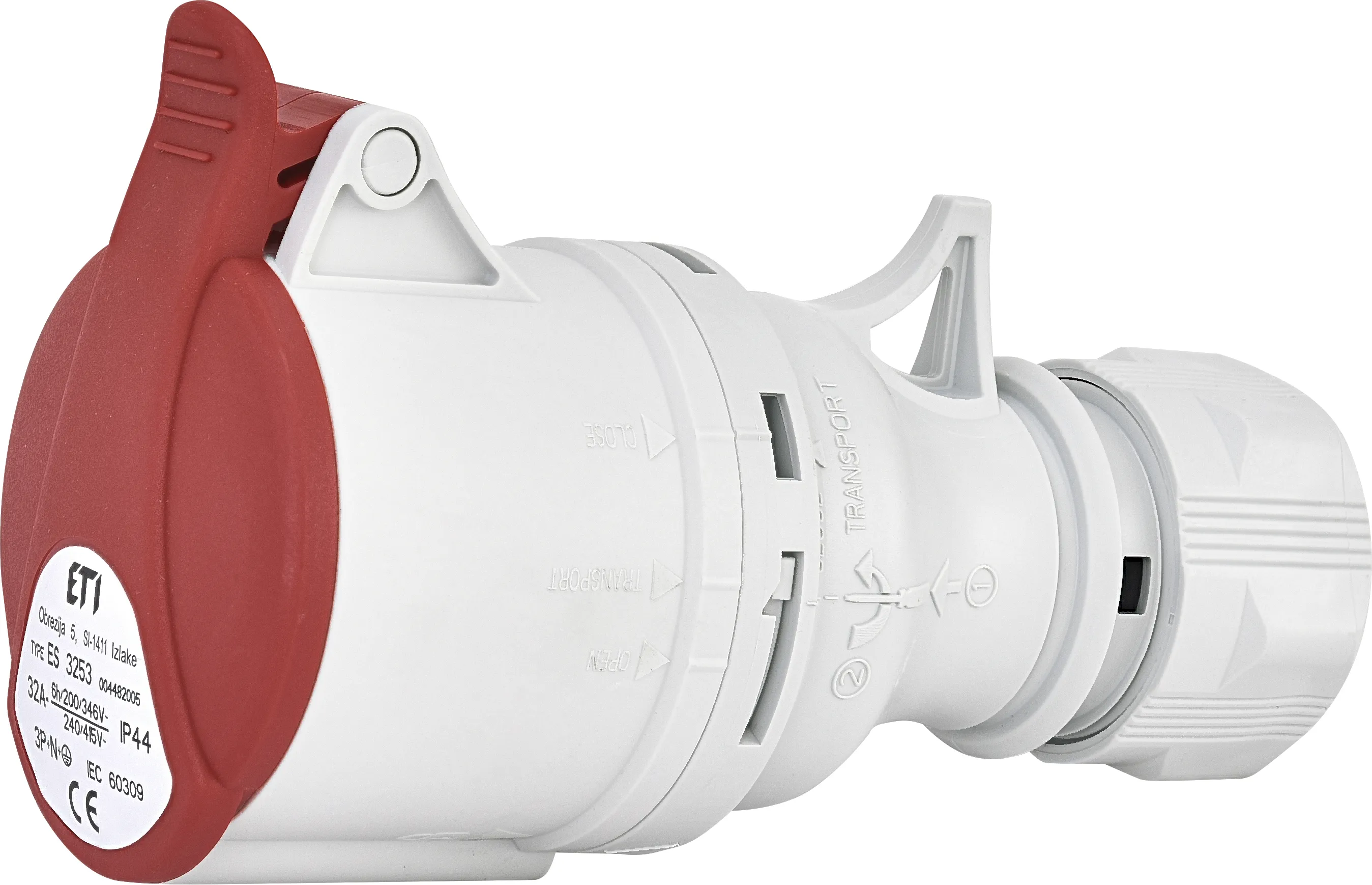 Ipari csatlakozó aljzat ES 3253 004482005