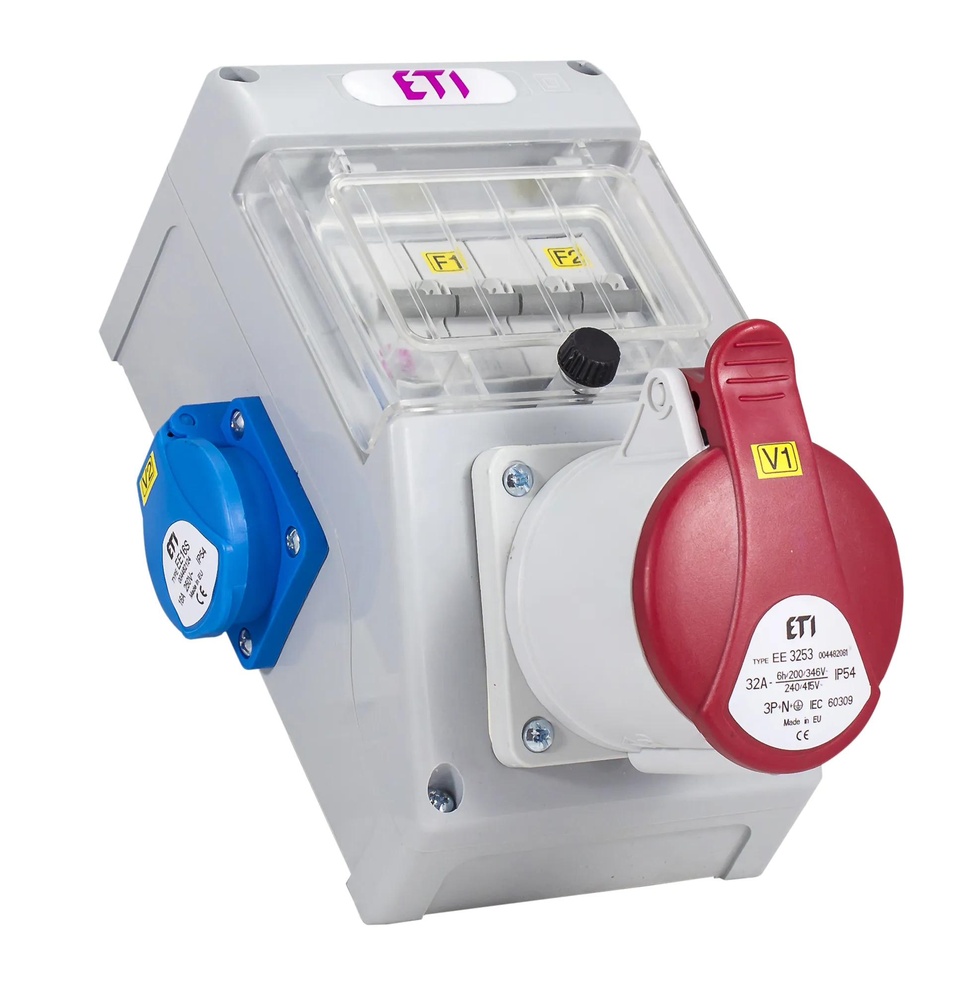 Ipari csatlakozó aljzat EDS4m 2-2/1-5 32 004483111