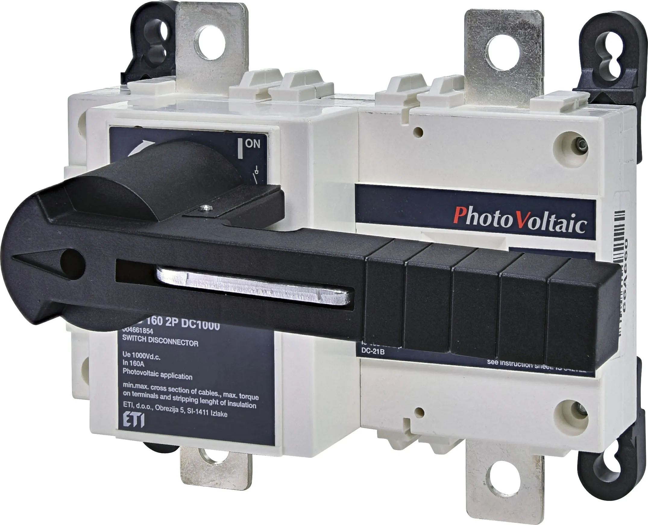 PV szakaszoló kapcsoló LBS 160 2P DC1000 004661854