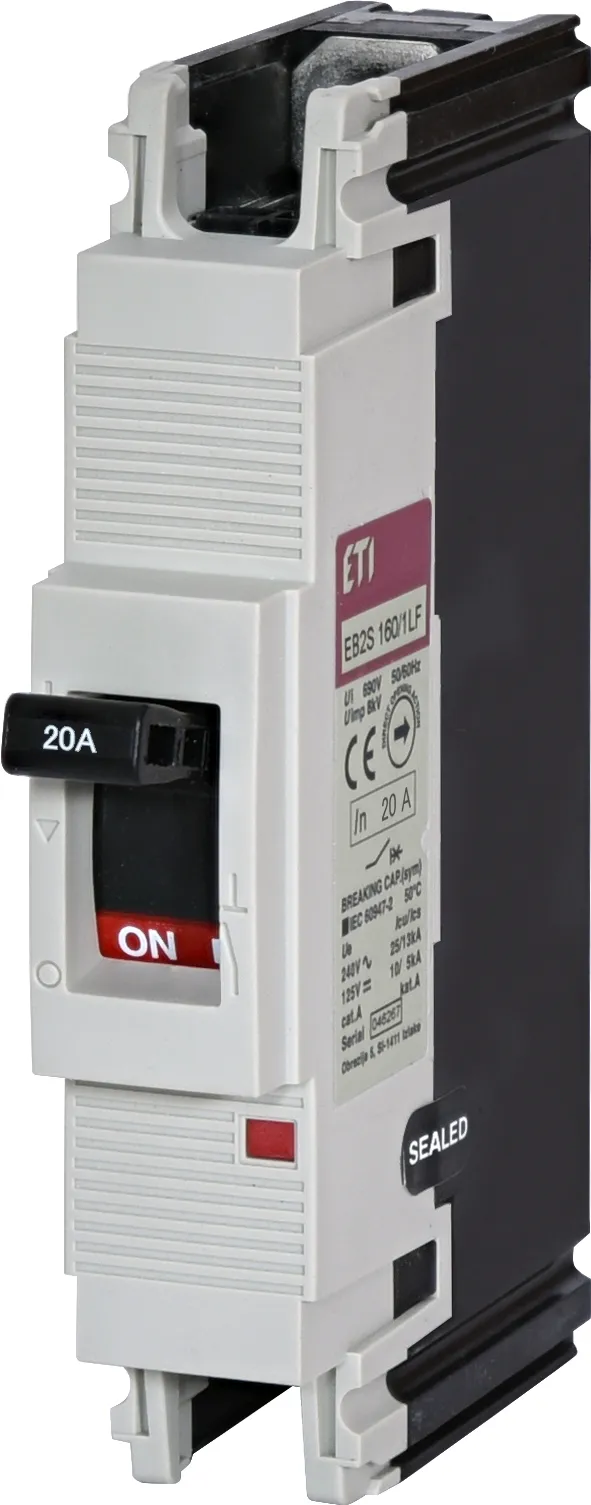 Öntöttházas megszakító EB2S 160/1LF 20A 1p 004671002
