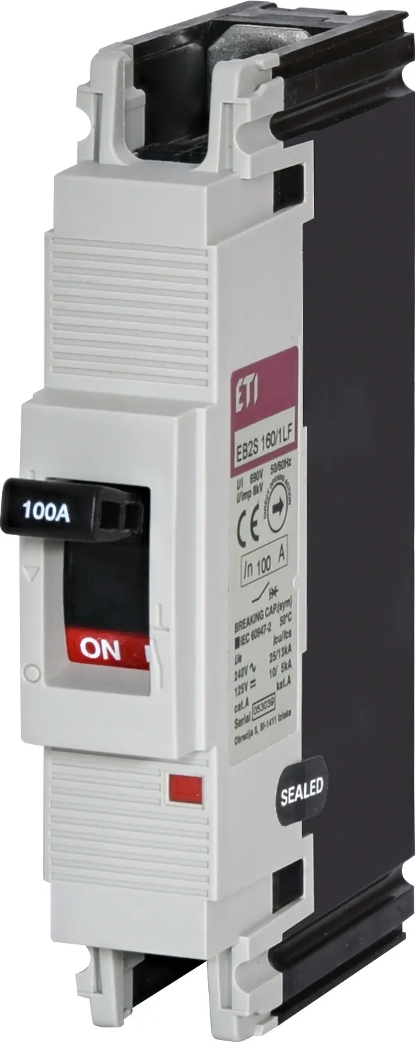 Öntöttházas megszakító EB2S 160/1LF 100A 1p 004671009