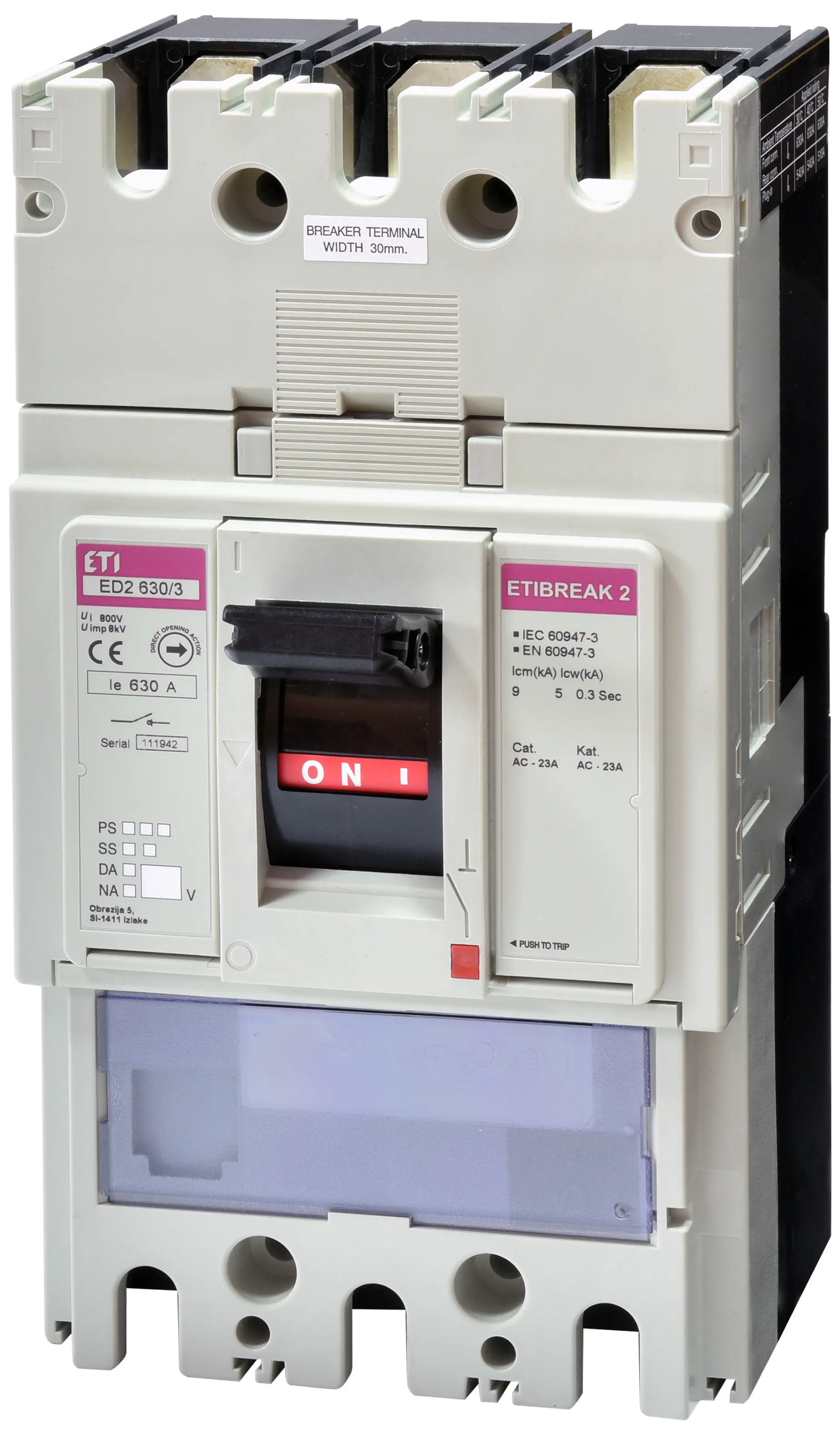 Szakaszoló kapcsoló ED2 630/3 004671275