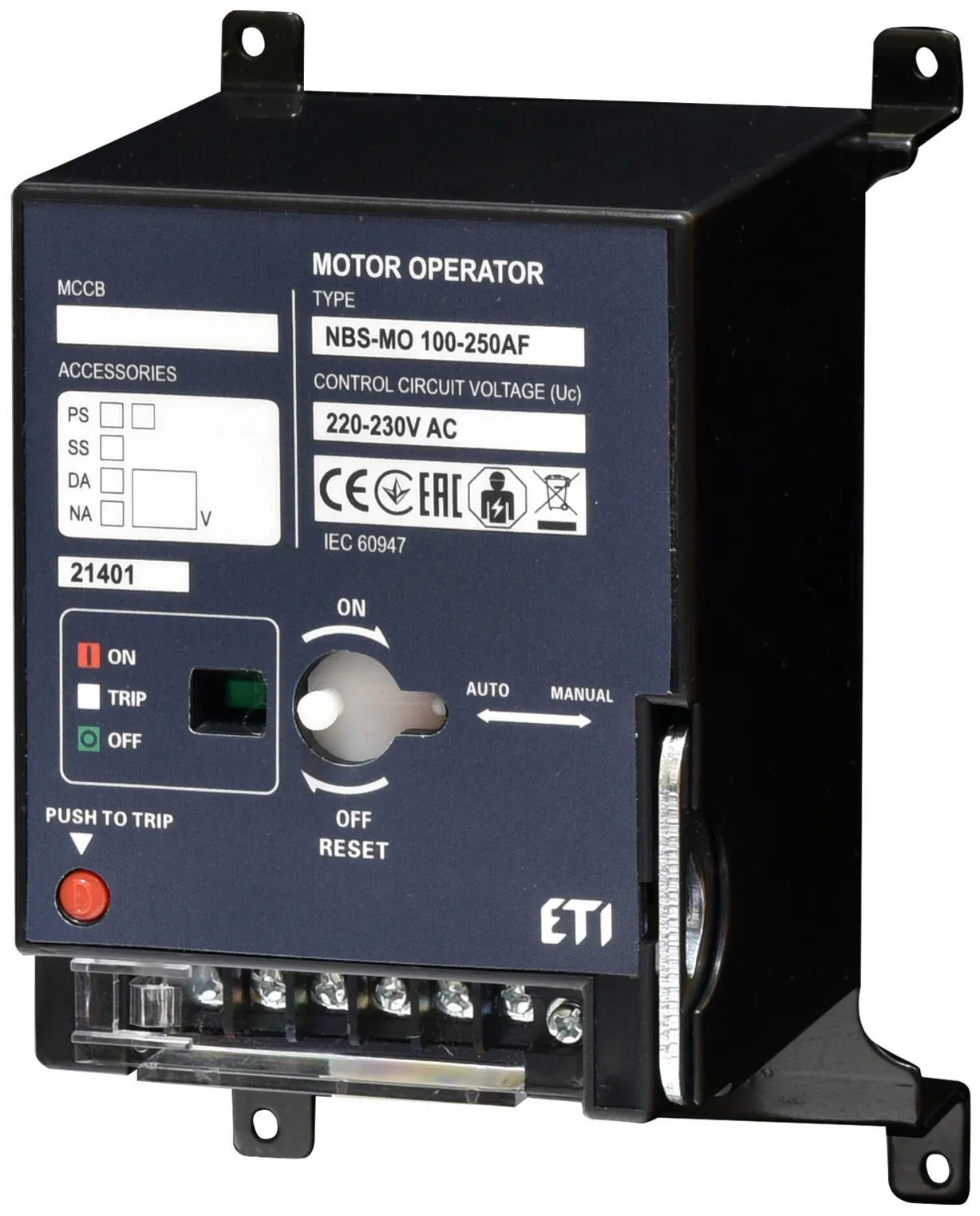 Motoros hajtás NBS-MO 400-630AF AC220/230V 4P 004673282