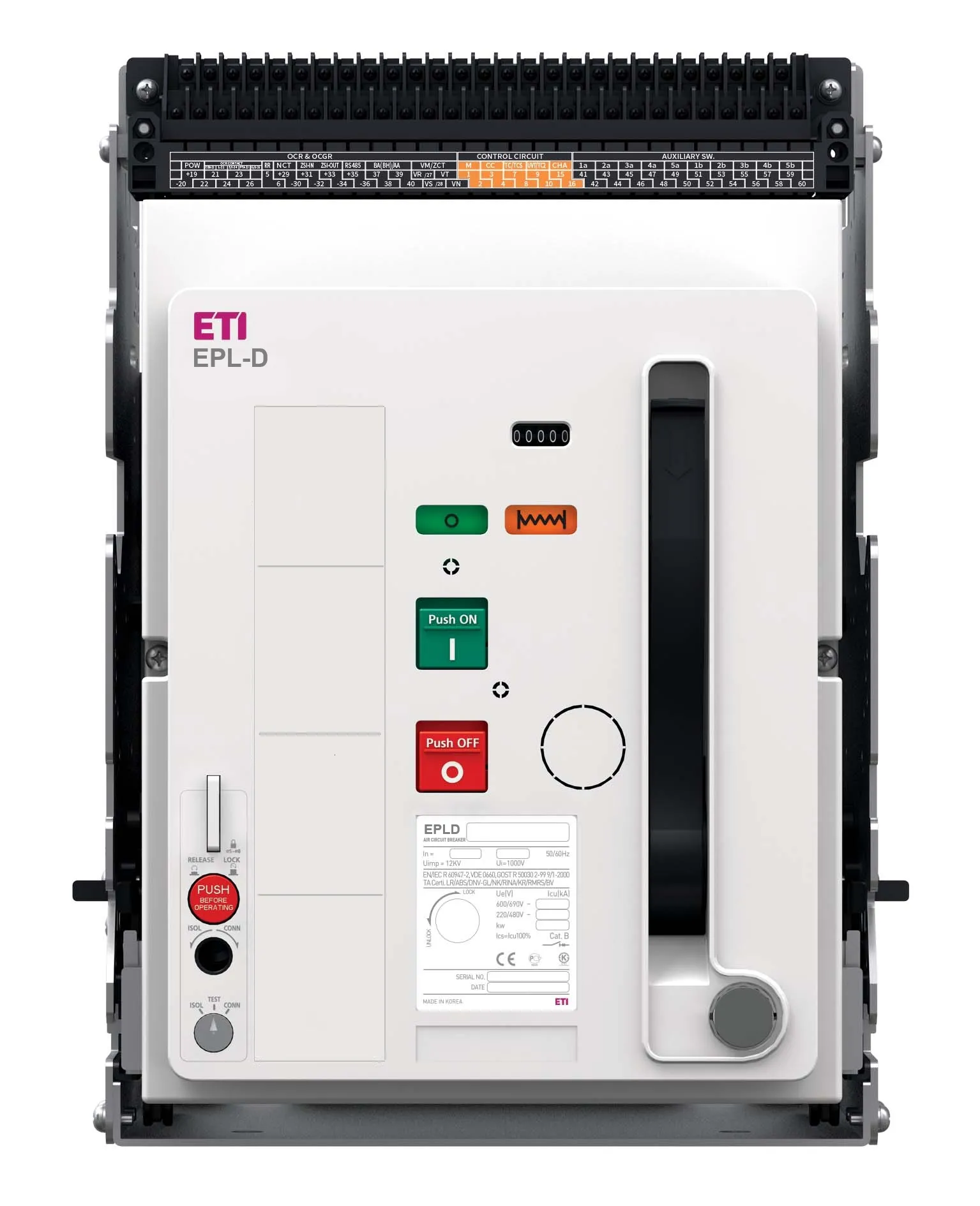 Szakaszoló kapcsoló EPL-D-08 4H AD/M2C2S2 004696609
