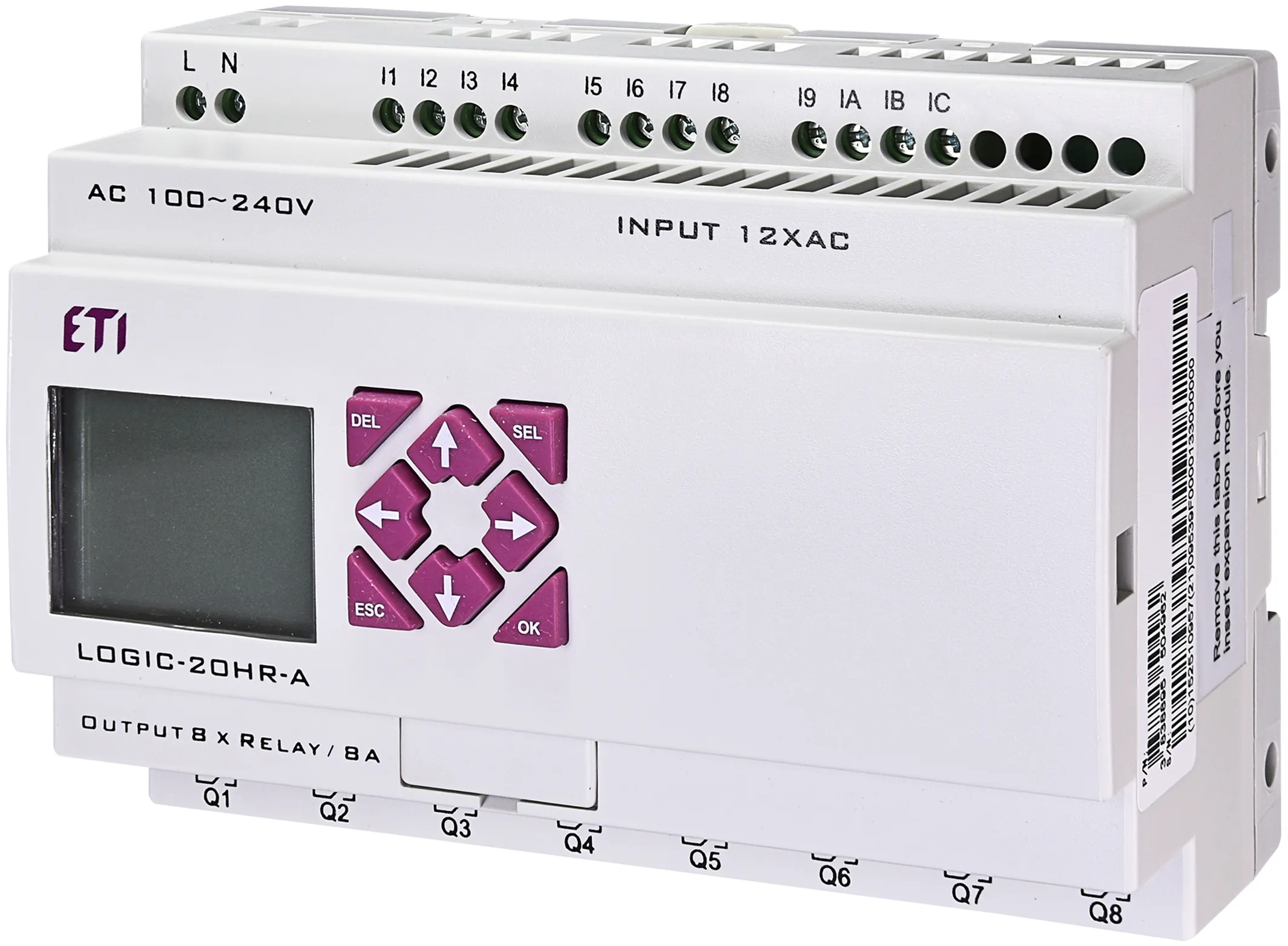 PLC vezérlő LOGIC-ALFA-1B 004780033